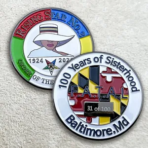 Pièces de monnaie personnalisées pour clubs d'aventure en plein air, souvenirs de groupe de randonnée sur mesure, fabricant de pièces de monnaie de défi en alliage de zinc - Product Image 2