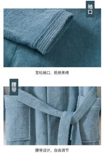 Spa 100% algodão toalha roupão personalizado Confortável quente Com Capuz Terry Vestes de Pano personalizado robe com capuz