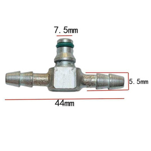 Conector en T de hierro para tubo de retorno de inyector de combustible de dirigible, 5.5mm, para piezas automotrices General Motors - Product Image 3