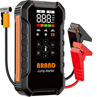 Professional 1000A 160PSI 12000mAh Heavy Duty 4 in 1 Battery Booster Tire Inflator Portable Jump Starter with Air Compressor