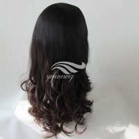 Cheveux vierges de qualité supérieure, certifiés casher, perruque juive avec dentelle transparente en stock et superbe dégradé