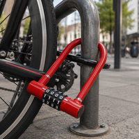 Antivol en U pour vélo avec cadenas à combinaison