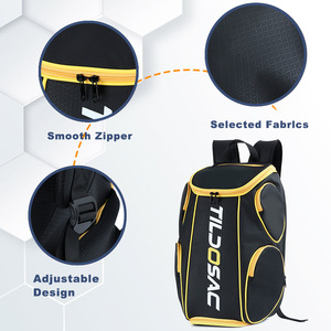Sac à dos multisports grande capacité en gros, sac de rangement extérieur durable pour raquettes de badminton, padel et pickleball - Product Image 4