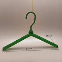 39*2,1 cm Round Bar Klare Kunststoff-Kleiderbügel Hoch transparenter Acryl-Kleiderbügel für das Bekleidungs geschäft Neues Design
