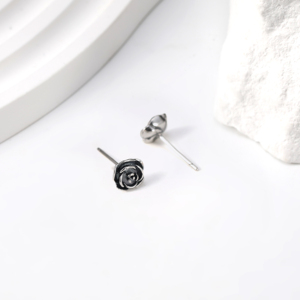 Pendientes de Plata de Ley S925 con Cruz de Amor y Rosa de James Avery - Product Image 2