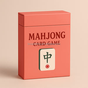 <span class=keywords><strong>Libro</strong></span> de instrucciones de guía de juego de cartas Mahjong para adultos, amigos, familia, escuela - Product Image 1