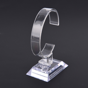 10 CM Plastic Wrist Watch Display Rack Holder Sale Show Case Stand Tool Clear Jewelry Packaging Total Height Watch Display Stand