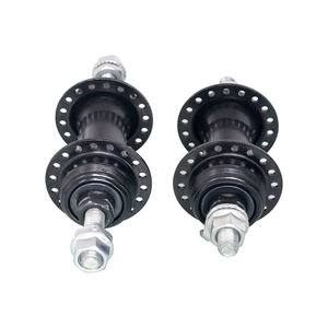 Moyeux de <span class=keywords><strong>roue</strong></span> arrière/<span class=keywords><strong>avant</strong></span> pour vélo de montagne pour enfants, 36 trous, acier noir, frein à disque, roulements scellés de haute précision durables, <span class=keywords><strong>axe</strong></span> traversant - Product Image 2