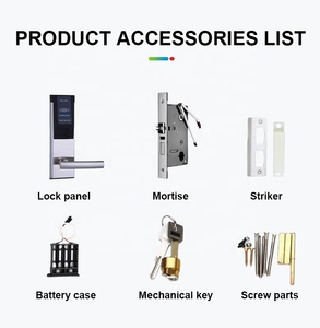 Cerradura Inteligente para Hotel, Sistema de Llave Electrónica con Tarjeta RFID de Alta Seguridad, Cerradura de Acero Inoxidable para Hotel PRF261, Material de Acero Inoxidable - Product Image 6