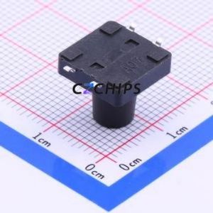 K2-1103SP-P4SW-04 Tactile Switch SMD-4P,12x12mm Switch Single Pole Single Throw Round Button 2.5N Vertical Mount - Product Image 2