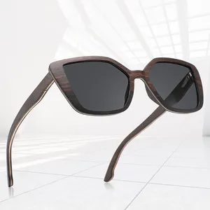 고품질 나무 대나무 태양 안경 편광 TAC 렌즈 선글라스