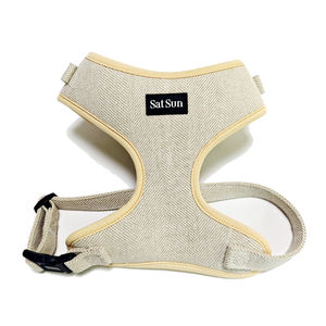 Arnés y correa únicos personalizados Juego de arnés para perros Collar de sarga para perros Correa Conjunto de correas y collares para mascotas - Product Image 5