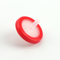 Filtre seringue stérile jetable en PTFE 25 mm 0,22 μm pour la préparation d'échantillons en solution aqueuse