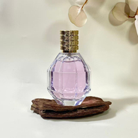 Conteneur de parfum en verre OEM & ODM, logo personnalisé imprimé UV, revêtement de couleur varié pour les marques de parfums