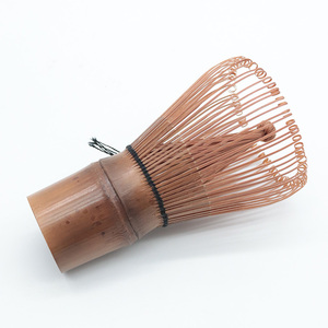 กล่องใส่ตะกร้อผสมแป้งไม้ไผ่แบบเก่ารมควันของ Newell ดีไซน์ใหม่พร้อมโถพลาสติกสำหรับมัทฉะ - Product Image 4