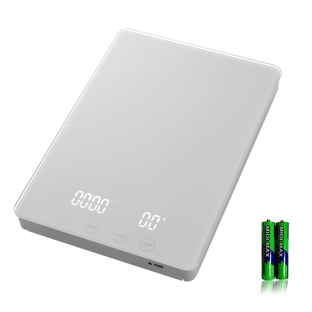New Promotion Digital Display Coffee Scale Kitchen Weight Food Timer Coffee Scale