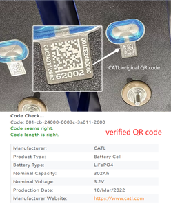 Mejor Celda de Batería Prismática de Iones de Litio CATL 3.2V 330Ah 310Ah 320Ah para Paquete de Sistema de Almacenamiento Solar Fuera de la Red de 12V 24V 48V - Product Image 4