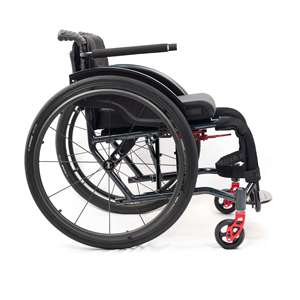 Fauteuil roulant manuel pliable léger et large avec anneau de poignée de 22 pouces, personnalisable en largeur de siège, fauteuil de sport BZ-C005 - Product Image 2