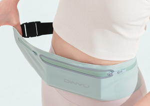 Riñonera Impermeable Antideslizante para Correr con Cierre de Cremallera Funda para Teléfono Móvil Bolsa de Cintura Deportiva Ajustada para Mujer para Ciclismo - Product Image 3