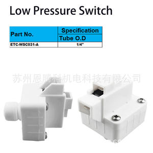 Interrupteur basse pression ETC-WSC031-A, tube de 1/4 O.D, arrêt automatique pour purificateur d'eau - Product Image 1