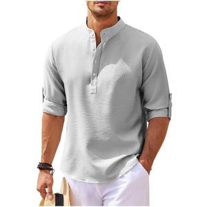 Camisetas de Manga Corta para Hombre, Unisex, Tejidas, Ecológicas, Transpirables, Vintage, Ajustadas, con Estampado de Palmeras, Negras, para Gimnasio, Verano - Product Image 4