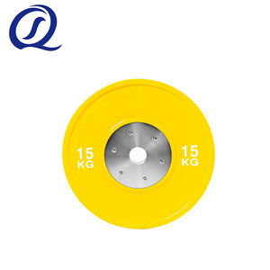 Penjualan terlaris kualitas tinggi baja karet cor besi cor pelat berat kompetisi untuk penggunaan Gym komersial - Product Image 2