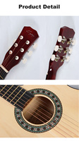 Factory High Quality 38-Inch Beginner Classical Guitar 6 Strings Basswood Body Finishing OEM Music Instruments