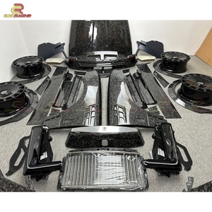 Kits de carrosserie en fibre de carbone forgée style Mansori 2025 pour Rolls Royce Cullinan : cache-moteur, lèvre de pare-chocs, ailes, jantes, phares - Product Image 4