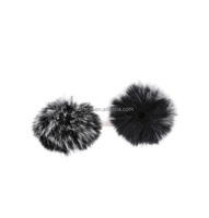 Mini pare-brise pour microphone, housse en fourrure pour microphone, housse pour casque, pare-brise pour microphone cravate, réduction du bruit