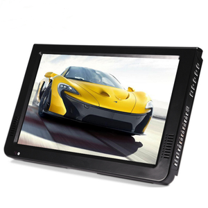 Televisor LED de 10.1 Pulgadas, Televisor Digital Portátil Mini Super Delgado con Batería de 1500 mAh, Antena DVB-T/ATSC/ISDB, USB, Tarjeta TF - Product Image 1