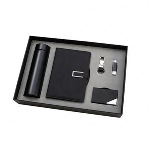 Custom Personalized Souvenir Corporate Gift Set A5 Notebook Box Package With Pen Business Journal Set With <b>Name</b> Card Holder - Product Image 4
