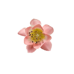 Mini flor de loto de 4 cm, cabezal de flor de seda para decoración de horquillas y manualidades DIY - Product Image 5