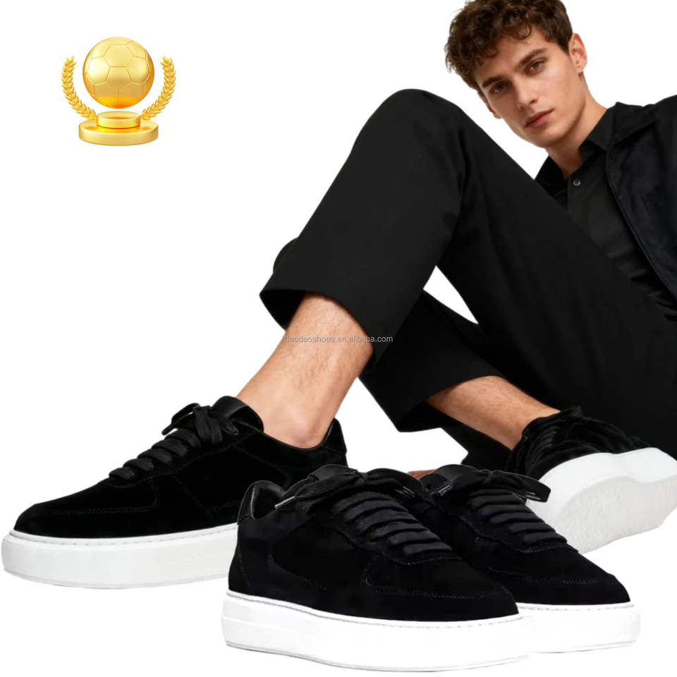 Wholesale Casual Shoes Light Weight Stylish Fashion Custom Sneakers For Men Suede Leather Sneaker Factory Manufacturer