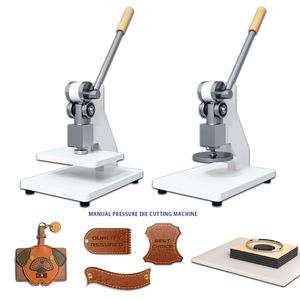 Machine de découpe manuelle à l'emporte-pièce pour matériaux de chaussures, pantoufles, cuir, tissu, papier, plastique, caoutchouc - Product Image 2