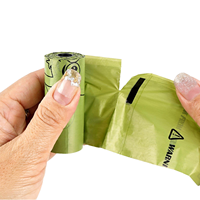 Sacs à déchets pour petits chiens en HDPE écologiques, jetables, avec soufflet de fond et logo personnalisé