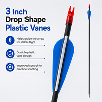 Flèches de chasse en fibre de verre plastique, équipement et accessoires de tir à l'arc de luxe pour sports de plein air et loisirs