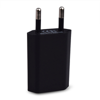 Chargeur mural USB magnétique électrique 5V 1A 5W, prise US EU, ABS ignifuge, mini design pour téléphones mobiles