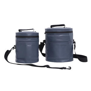 Sac à lunch en PVC de grande capacité personnalisé OEM Isolation étanche pour le camping et les pique-niques en plein air portable Style baril - Product Image 6