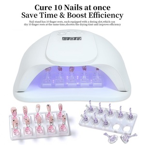 Professional Square NEW Design Acrylic Transparent Non-magnetic <strong>Nail</strong> Tips Holder Tray Display Stand Practice <strong>Nail</strong> Art Tool - Product Image 4