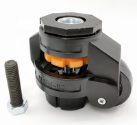 Roulettes pivotantes réglables robustes pour cadre GD60F, roues en aluminium de type pneu