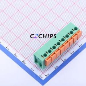 JL142V-50808GA1 Spring Terminal Block Through hole Component (THT),P=5.08mm Connector 1x8P 5.08mm Green Through Hole - Product Image 1