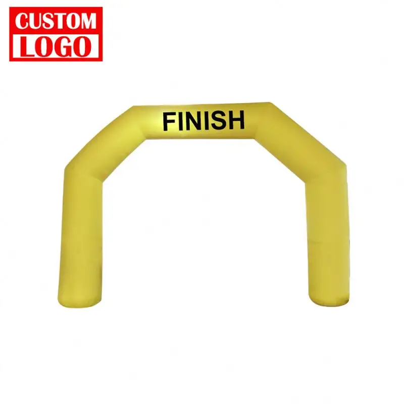 Race and finished line large Inflatables Advertising Man Inflatable Start Finish Arch