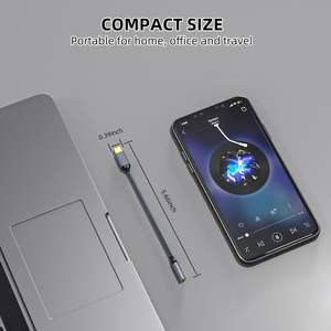 Nueva condición, cable Dongle de Audio de 3,5mm, convertidor <span class=keywords><strong>auxiliar</strong></span>, <span class=keywords><strong>adaptador</strong></span> de conector de auriculares para <span class=keywords><strong>iPhone</strong></span> 16 Pro Max 16 Pro Max - Product Image 5