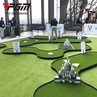 PGM GL025 Mini parc de golf sur mesure, tapis de golf d'intérieur, green de golf portable, green de putting extérieur