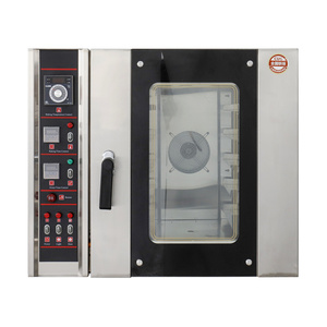 Horno eléctrico de convección de 5 bandejas de acero inoxidable para panadería de pan francés con pulverización, horno para hornear al vapor, equipo para hornear - Product Image 2