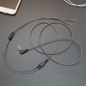 Semi-Finished Earphone <b>Cables</b> With <b>Microphones</b> Snake Pattern Copper Aluminum Core TPE Material For Portable Audio Player - Product Image 4