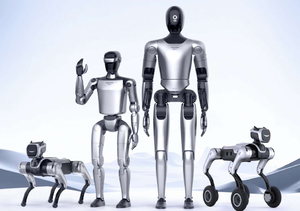 Mains de <span class=keywords><strong>robot</strong></span> métalliques à double dextérité avec intelligence artificielle intégrée, connectivité Wi-Fi, produit robotique intelligent - Product Image 4
