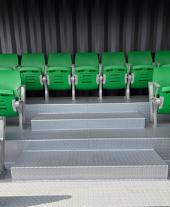 Tribuna Deportiva Escolar de 20 pies en Contenedor, Gradas Móviles Modulares con Asientos Plegables para Campos de Fútbol - Product Image 5