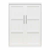 Nouveau mécanisme de lit mural à cadre en acier au design avec armoire en contreplaqué, ensemble de meubles de lit escamotable de couleur de taille personnalisée et peu encombrant