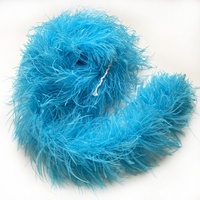 Bandes de plumes d'autruche naturelles, boa 5 couches épaissies, teintes, pour robes de performance, costumes de mariage, accessoires de vêtements DIY
